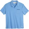 Scotch & Soda Johnny Collar Pocket Polo In Blue