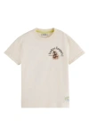 Scotch & Soda Kids' Adventue Finds Cotton Graphic T-shirt In White