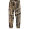 Scotch & Soda Boy's Typographic Print Cargo Joggers In Brown