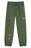 Scotch & Soda Kids' Cargo Joggers In Green