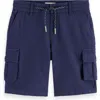 Scotch & Soda Kids' Cotton Cargo Shorts