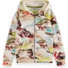 Scotch & Soda Kids' Cotton Jersey Zip Hoodie In Multi