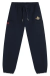 Scotch & Soda Kids' Cotton Stretch Twill Joggers In Blue