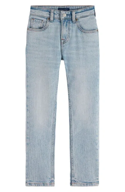Scotch & Soda Kids' Dean Loose Tapered Jeans In Yellow