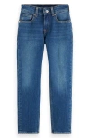 Scotch & Soda Big Boys 5 Pocket Loose Tapered Fit Jean In Blue