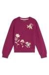 Scotch & Soda Kids' Embroidered Sweatshirt In Multi