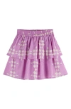 Scotch & Soda Kids' Geo Print Cotton & Modal Skirt