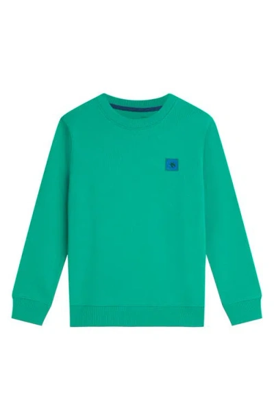 Scotch & Soda Boys' Seasonal Core Logo Badge Sweatshirt - Little Kid, Big Kid In Blue
