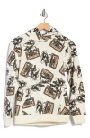 Scotch & Soda Big Boys Printed Fleece Sweatshirt In White