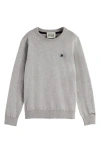 Scotch & Soda Boys' Core Logo Regular Fit Sweatshirt - Little Kid, Big Kid In Gray