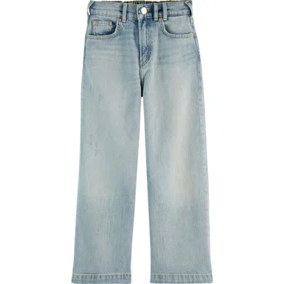 Scotch & Soda Kids' The Deep Loose Fit Jeans In Blue