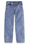 Scotch & Soda The Pitch Wide-leg Jeans In Blue