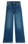 Scotch & Soda Kids' The Wave Wide Leg Jeans In Blue
