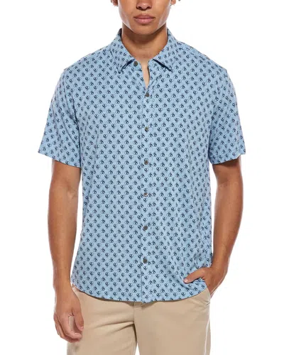 Scotch & Soda Knit Shirt In Blue