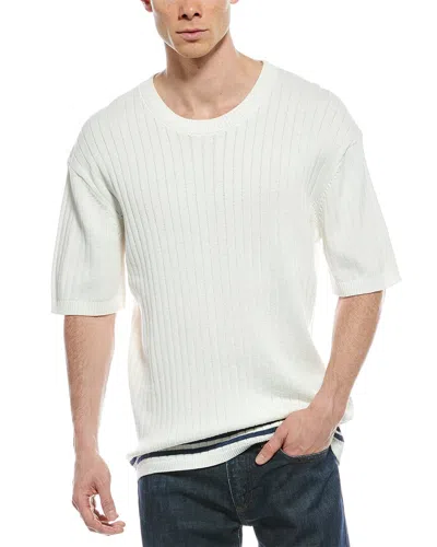 Scotch & Soda Knitted T-shirt In White