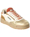 Scotch & Soda Lillie Suede Sneaker In Gold