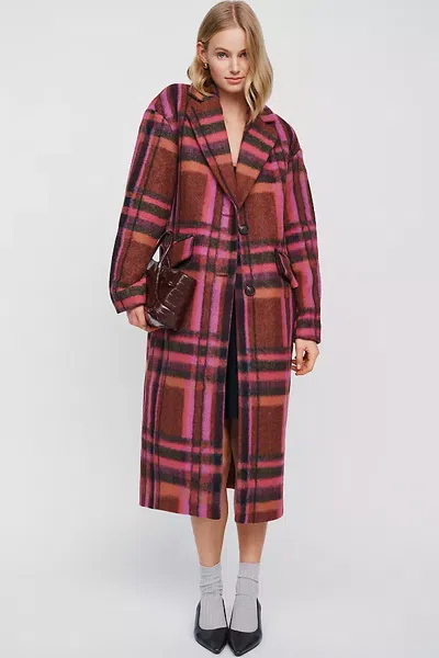 Scotch & Soda Linde Coat Jacket In Multicolor