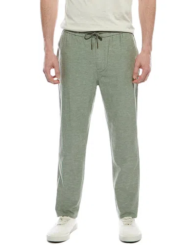 Scotch & Soda Linen-blend Warren Pant In Green