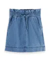 Scotch & Soda Big Girls Sporty Lightweight Denim Skirt In Blue