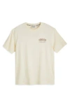 Scotch & Soda Logo Cotton Graphic T-shirt In Yellow