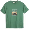Scotch & Soda Logo Graphic T-shirt In Green