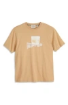Scotch & Soda Logo Graphic T-shirt In Neutral