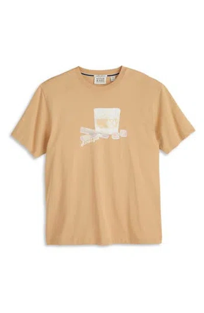 Scotch & Soda Logo Graphic T-shirt In Neutral