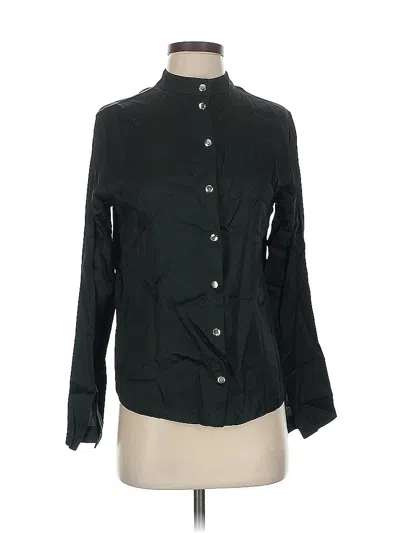 Pre-owned Scotch & Soda Long Sleeve Blouse In Black