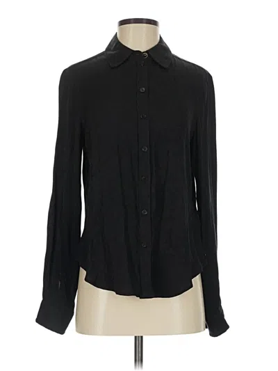 Pre-owned Scotch & Soda Long Sleeve Blouse In Black