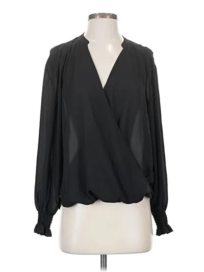 Pre-owned Scotch & Soda Long Sleeve Blouse In Black