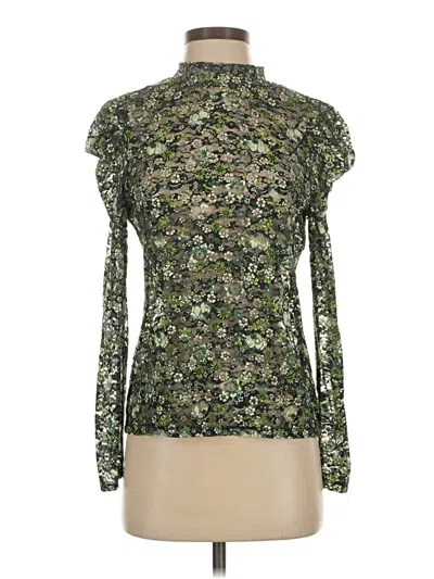 Pre-owned Scotch & Soda Long Sleeve Blouse In Green