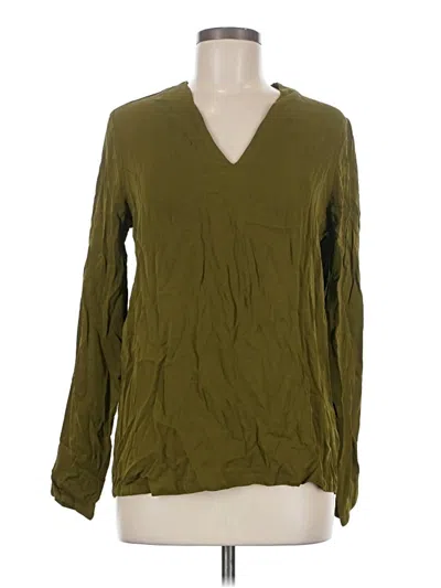 Pre-owned Scotch & Soda Long Sleeve Blouse In Green