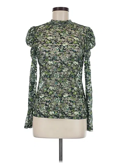 Pre-owned Scotch & Soda Long Sleeve Blouse In Green