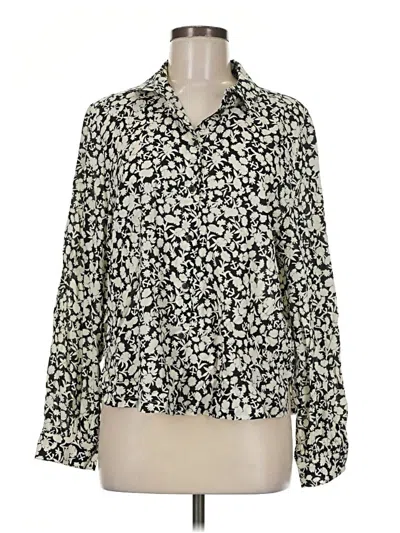 Pre-owned Scotch & Soda Long Sleeve Blouse In Ivory