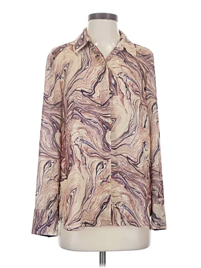 Pre-owned Scotch & Soda Long Sleeve Blouse In Ivory