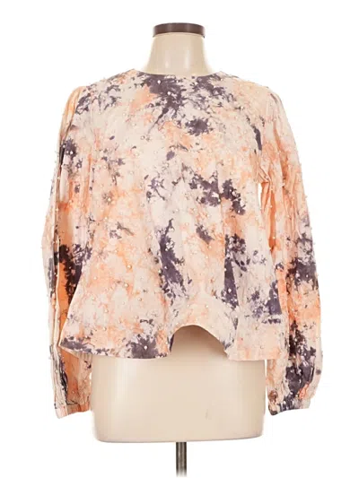 Pre-owned Scotch & Soda Long Sleeve Blouse In Orange