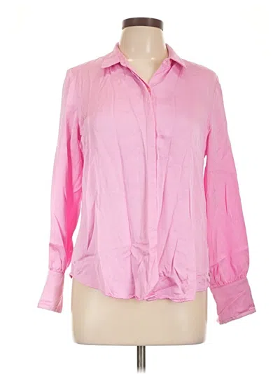 Pre-owned Scotch & Soda Long Sleeve Blouse In Pink