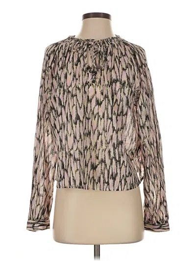 Pre-owned Scotch & Soda Long Sleeve Blouse In Pink