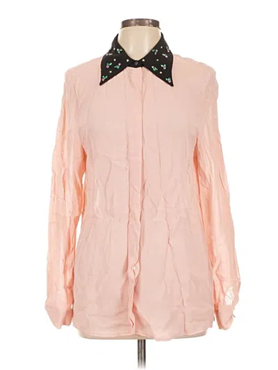 Pre-owned Scotch & Soda Long Sleeve Blouse In Pink