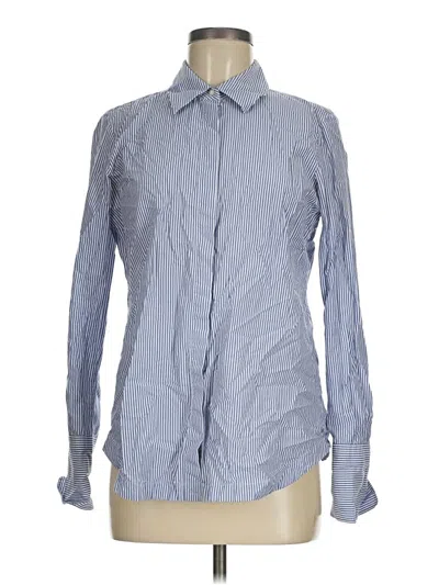 Pre-owned Scotch & Soda Long Sleeve Button Down Shirt In Blue