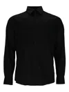 Scotch & Soda Long Sleeve Shirt In Black