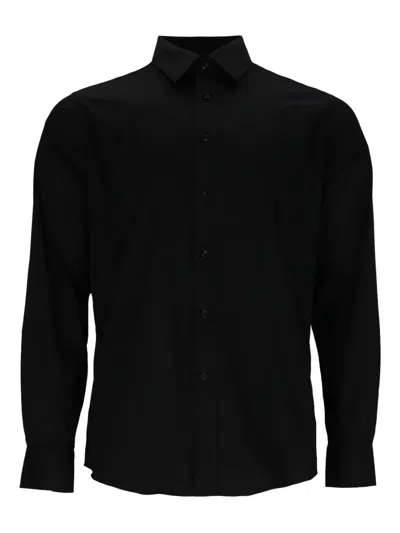 Scotch & Soda Long Sleeve Shirt In Black