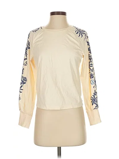 Pre-owned Scotch & Soda Long Sleeve T-shirt In White