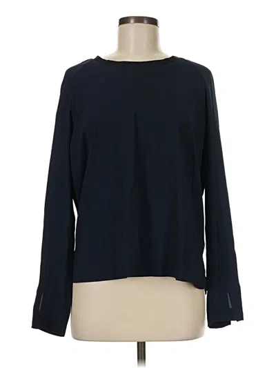 Pre-owned Scotch & Soda Long Sleeve Top Black Boatneck Tops