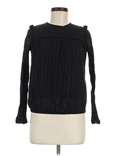 Pre-owned Scotch & Soda Long Sleeve Top Black Turtleneck Tops