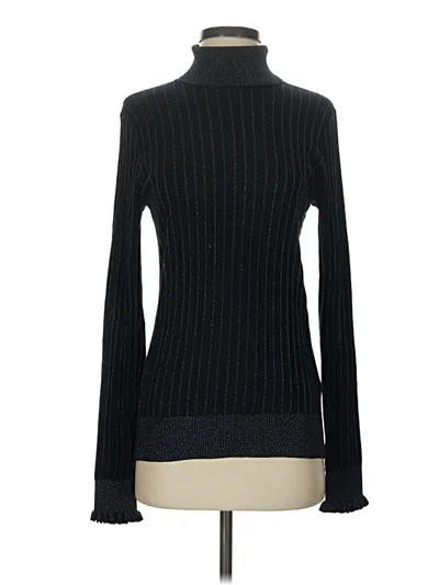 Pre-owned Scotch & Soda Long Sleeve Turtleneck In Black