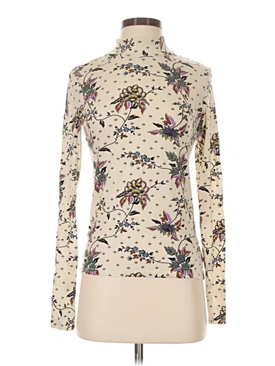 Pre-owned Scotch & Soda Long Sleeve Turtleneck In Ivory