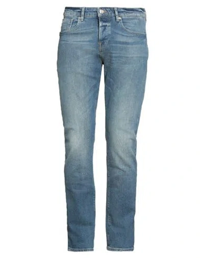 Scotch & Soda Man Jeans Blue Size 34w-32l Cotton, Recycled Cotton, Elastane