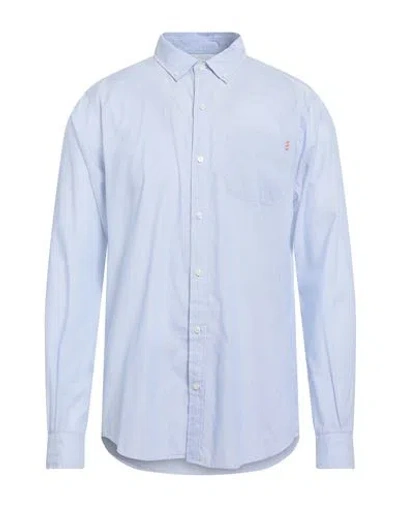 Scotch & Soda Man Shirt Blue Size M Organic Cotton