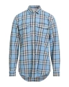 Scotch & Soda Man Shirt Light Blue Size L Cotton